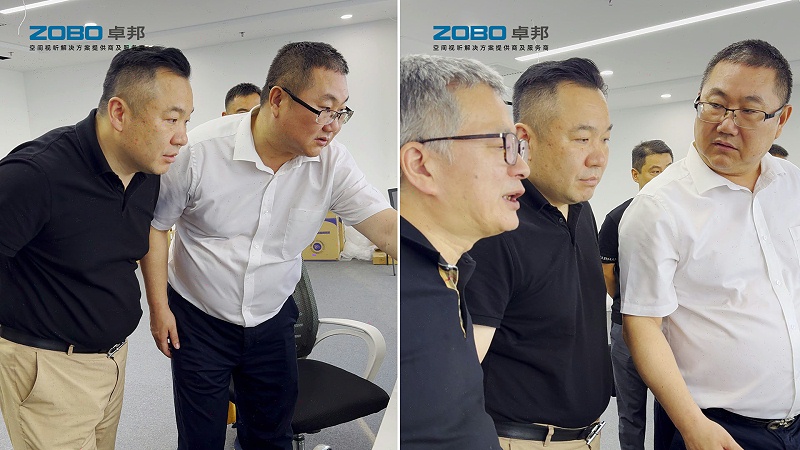 ZOBO麻豆影院91性欲张新峰与协会领导走访中建电子信息技术有限公司，共商发展大计