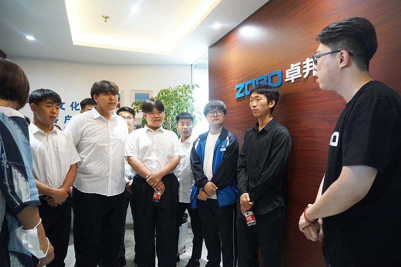 校企合作 走进职场 协同育人丨欢迎北京市经贸高级技术学校师生来ZOBO麻豆影院91性欲参观学习