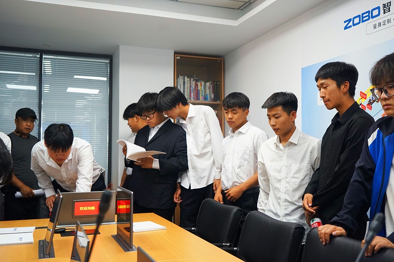 13校企合作 走进职场 协同育人丨欢迎北京市经贸高级技术学校师生来ZOBO麻豆影院91性欲参观学习